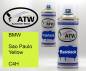 Preview: BMW, Sao Paulo Yellow, C4H: 400ml Sprühdose + 400ml Klarlack - Set, von ATW Autoteile West.